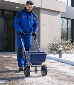 Winterdienst f&uuml;r sichere Wege und Zufahrten